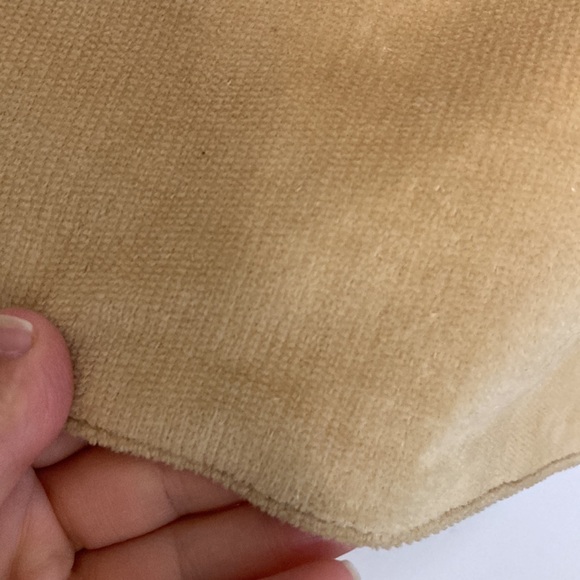 Vintage Tapestry Vest Womens XXL Tan Blue Southwestern Corduroy Waistcoat - Picture 9 of 12